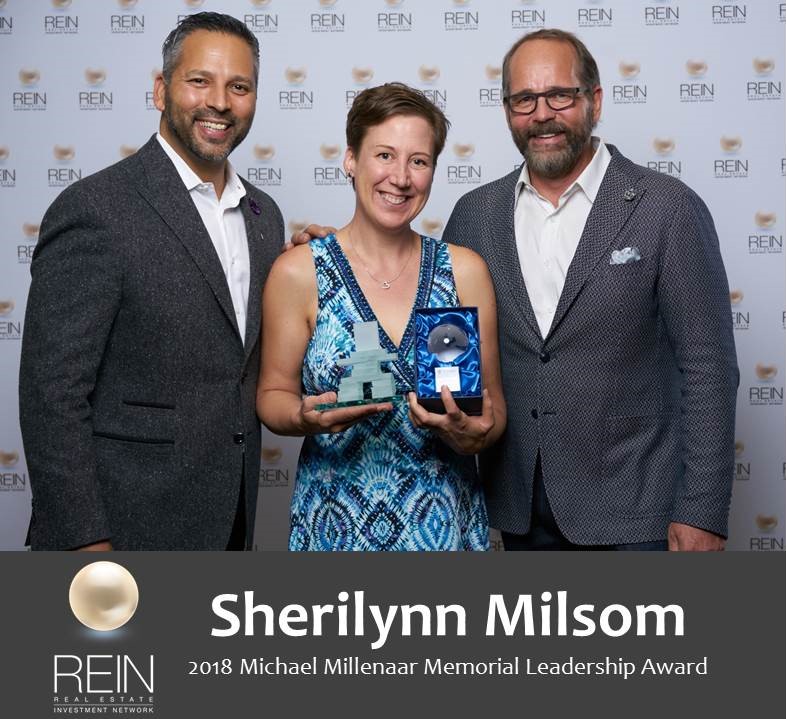 Sherilynn Milsom 2018 Michael Millenaar Memorial Leadership Award 2