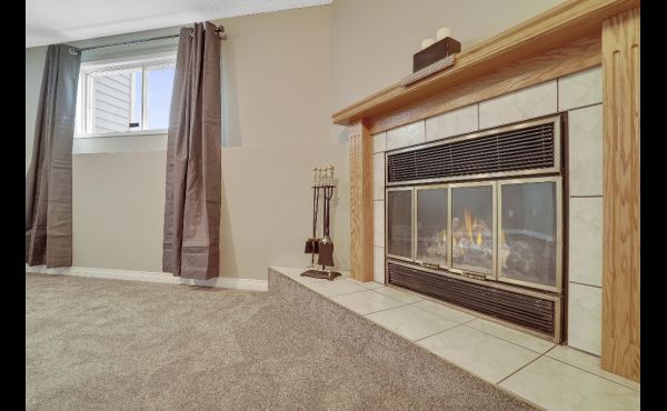 Wood burning fireplace Wood burning fireplace